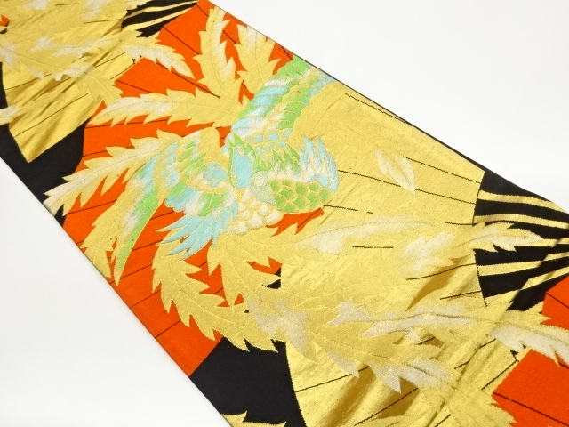 JAPANESE FUKURO OBI / WOVEN PHOENIX